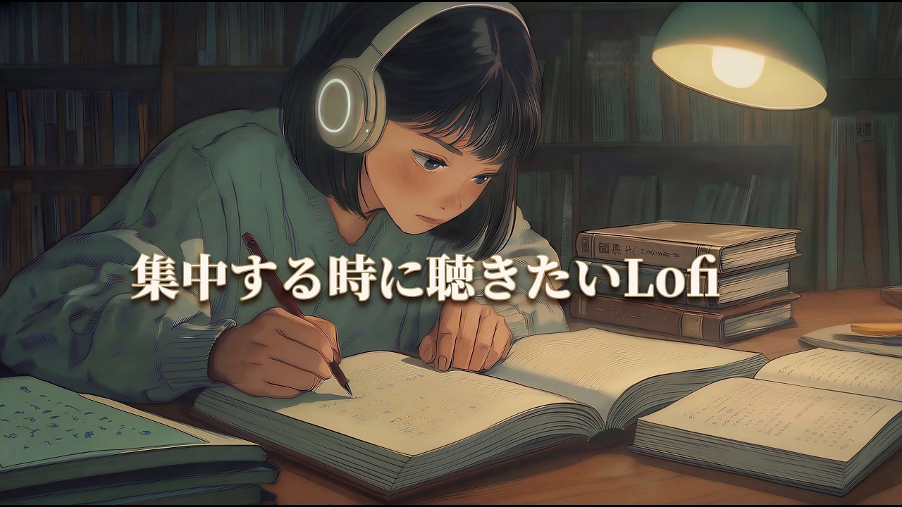 【作業用BGM】静かに集中できるオススメのlofi音楽｜積み重ねはやがて実力に変わる90分