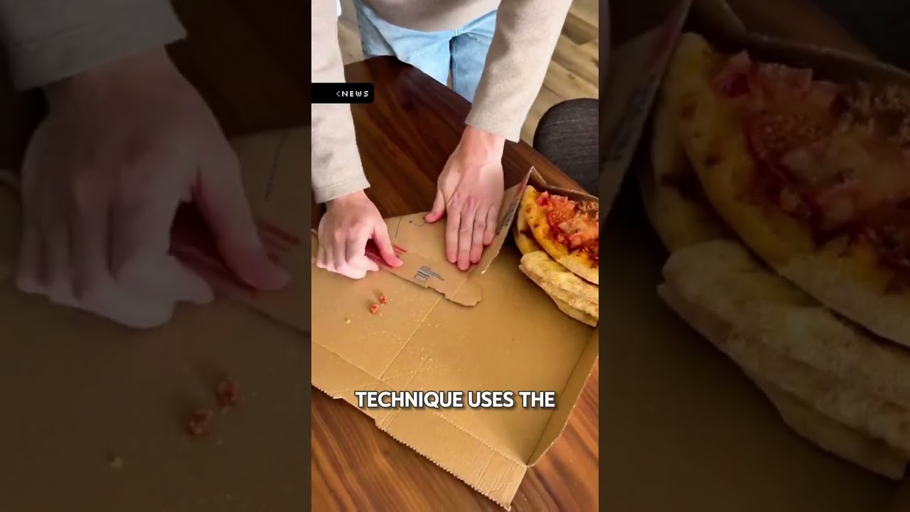 Pizza Box Hack: Fold It Flat & Take It Anywhere