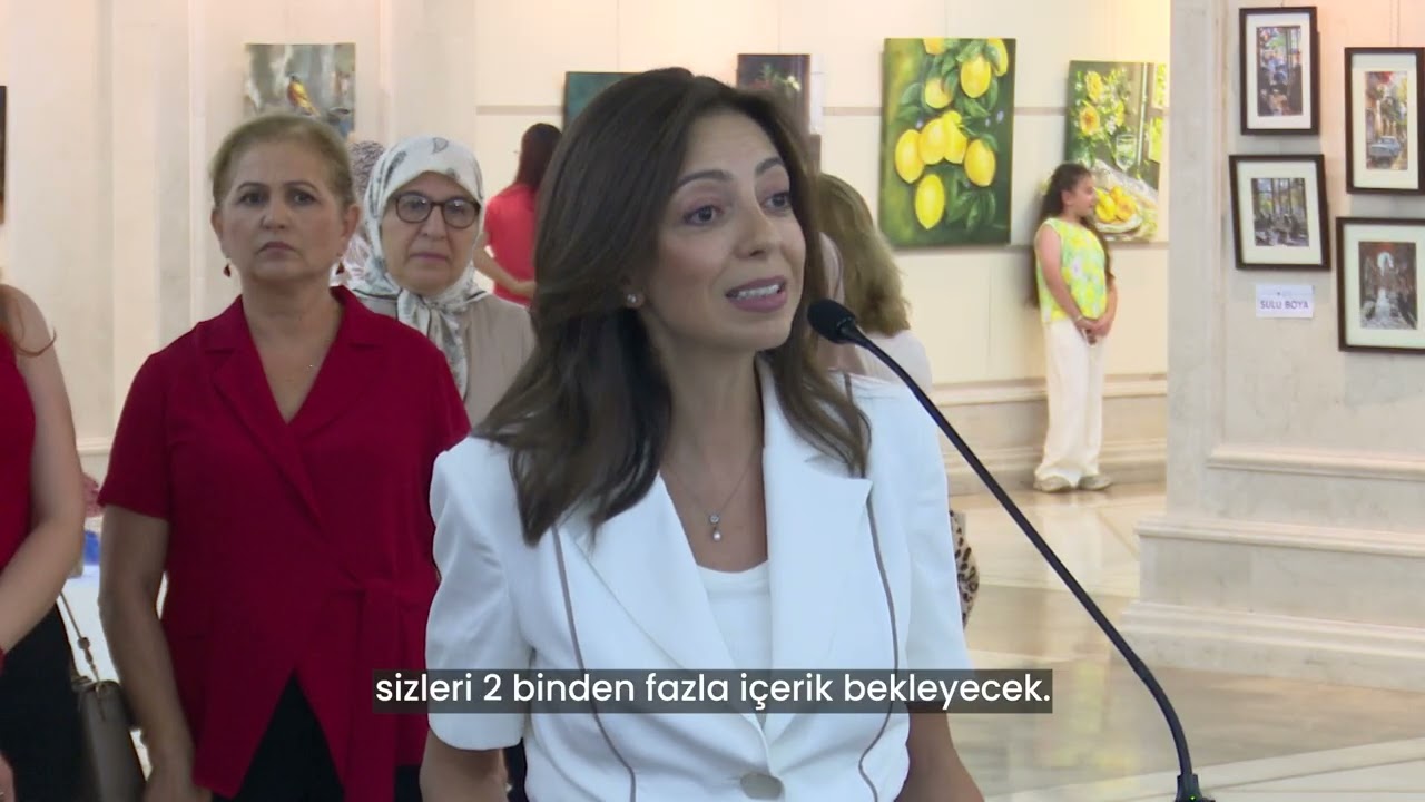 ABB BELMEK kursiyerlerinin hazırladığı eserler sanatseverlerle buluştu.