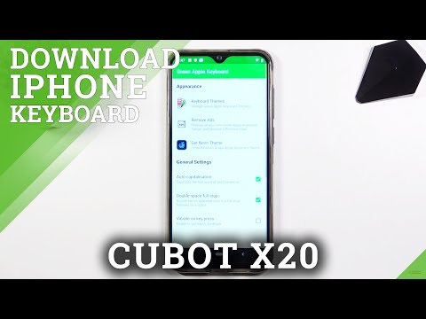 How to Apply iOS Keyboard in Cubot X20 - Install Green iPhone Keyboard