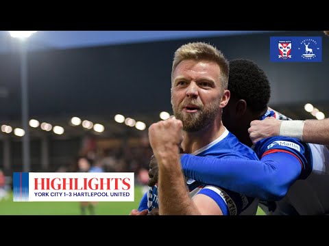BACK to winning ways 🤩 | York City 1-3 Hartlepool United