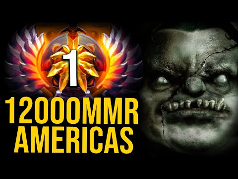 TOP 1 MMR AMERICAS - ARTEEZY 12000 MMR CARRY PUDGE | Pudge Official
