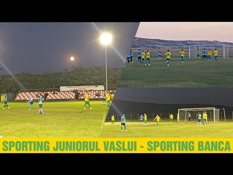 #838 #Fotbal - Liga 4 Vaslui: Sporting Juniorul Vaslui - Sporting Banca 1-9! O repriza pe nocturna