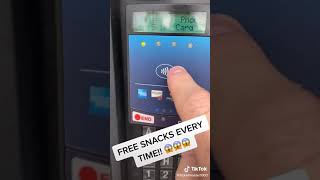 How to get free food from vending machine everytime