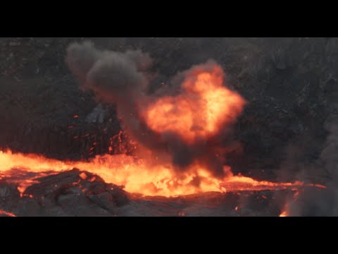 Propane gas tank thrown into lava lake at  Erta Ale