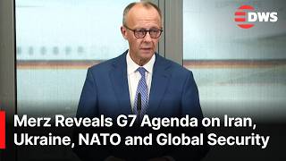 Germany's Merz Addresses Iran Conflict, Russia-Ukraine War, NATO and EU Security Before G7 | AC1N