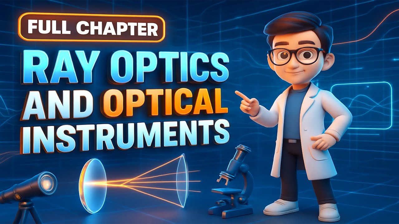 Ray Optics And Optical Instruments || Complete chapter explanation || class 12th physics ||
