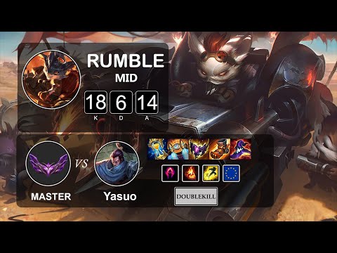 Mid Rumble vs Yasuo - LOL EUW Master Season 12 Patch 12.2