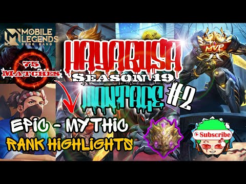 💥💥HAYABUSA MONTAGE #2 | BEST MOMENTS | RANK HIGHLIGHTS | EPIC - MYTHIC IN 75 MATCHES | SEASON 19💢