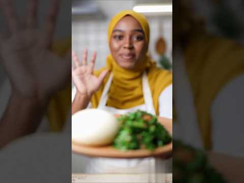 Ugali & Sukuma Wiki (Kenya/Tanzania) #shorts #asmr #cooking #recipe #foodie