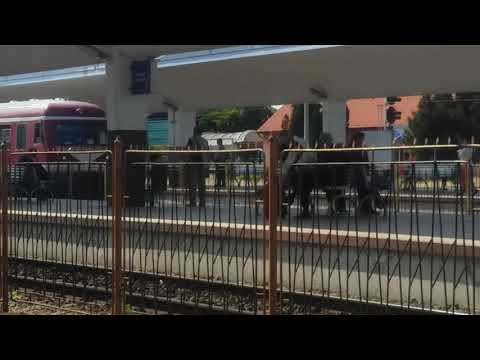 Trenul Ro-TFC 95 53 9761 404-6 intra în Gara Cluj-Napoca