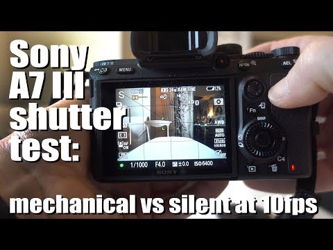 Sony A7 III shutter test - mechanical vs silent at 10fps