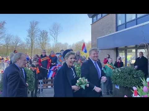 Koningspaar op bezoek in Duin- en Bollenstreek