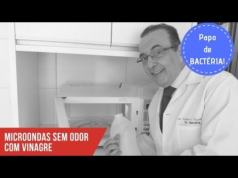 Dr. Bactéria - Microondas sem Odor com Vinagre