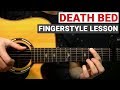Powfu - Death Bed | Fingerstyle Guitar Lesson (Tutorial) How to Play