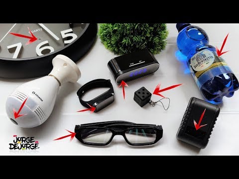 ★ 8 CÂMERAS ESPIÃS que você jamais desconfiaria — CUIDADO! 😲