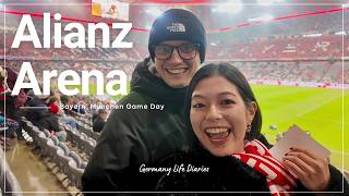 【ドイツ生活】Watching Bayern München at Allianz Arena ❤️ | ブンデスリーガのサッカー観戦🍻✨