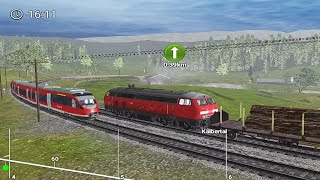 Wood Transporter in Alpine Lake 2: long haul Part 2: Trainz Simulator 3