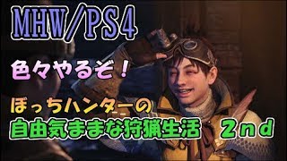 【MHW/PS4】自由気ままな狩猟生活　2nd【参加歓迎】