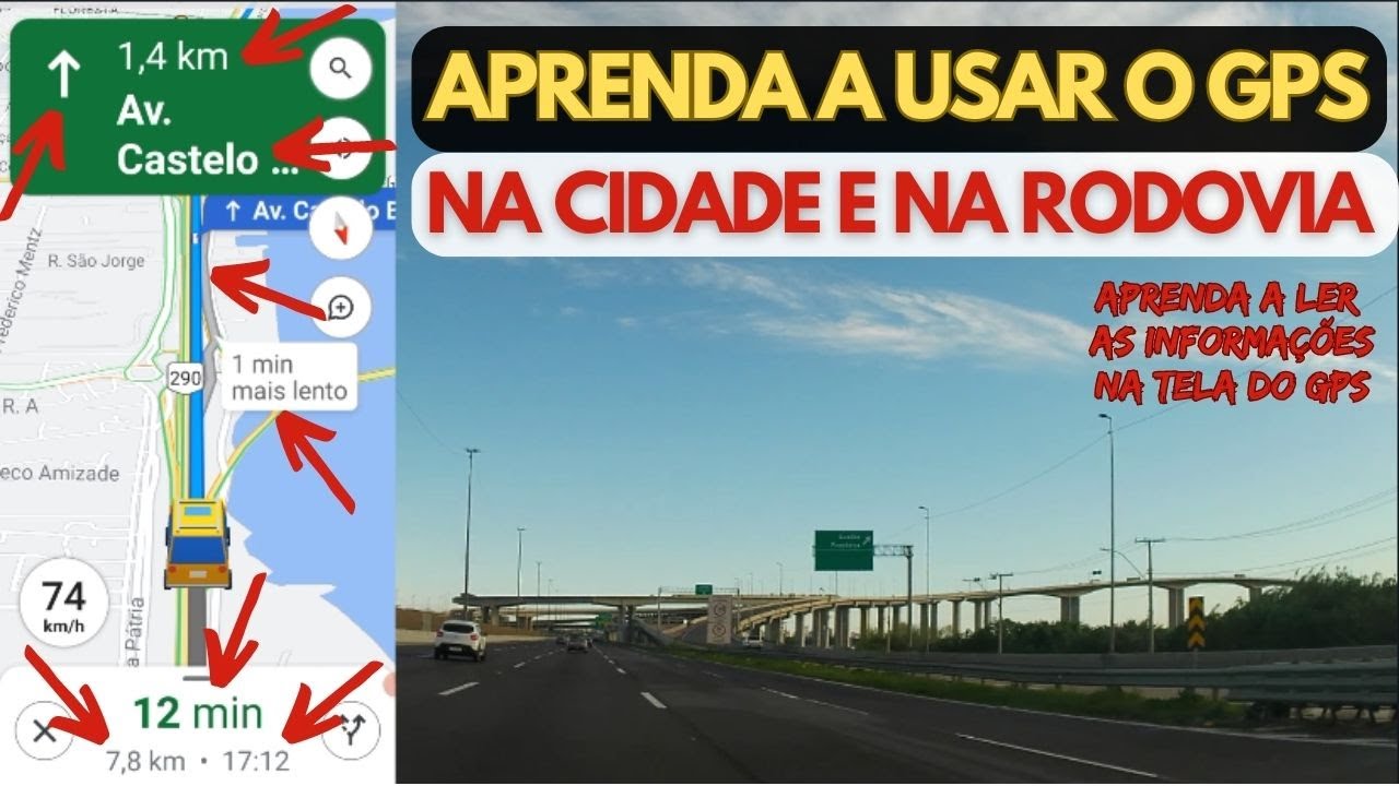 Aprenda a usar o GPS na CIDADE e na RODOVIA I Márcia Pontes