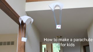 How to make a parachute for kids / homemade parachute / fun toy