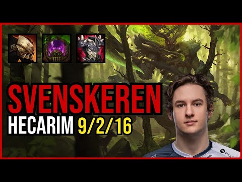 SVENSKEREN - HECARIM vs OLAF Jungle - NA Challenger - Patch 11.7