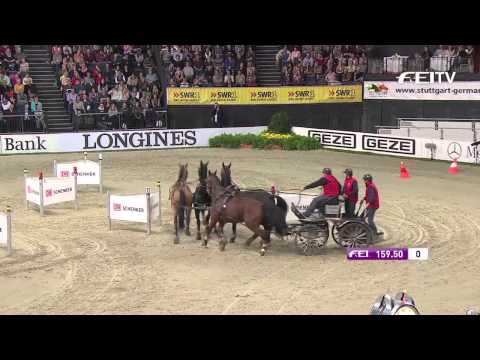FEI World Cup™ Driving 2013/14 Stuttgart - George Von Stien's 2rd Place Round
