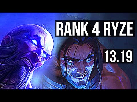 RYZE vs SYLAS (MID) | Rank 4 Ryze, 8/2/6, Dominating | TR Grandmaster | 13.19