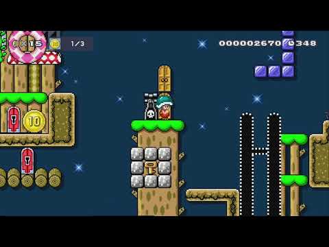 Little screen puzzle by Basko - Super Mario Maker 2 - No Commentary 1bx 1by