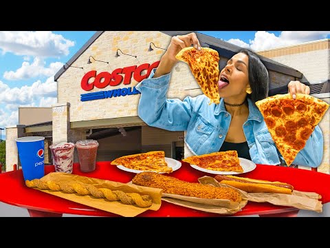 Trying Everything on the Costco Food Court Menu | Worth it?