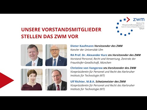 Unsere Vorstandsmitglieder stellen das ZWM vor