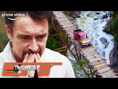 Clarkson Traps Hammond on a Rickety 300ft High Bridge | The Grand Tour | Prime Video