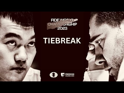 TIEBREAK G3 - Ding Liren vs Ian Nepomniachtchi | World Championship Match, 2023 #chess #chess2023