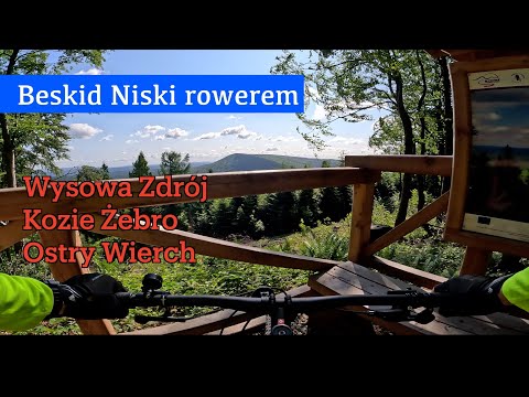 Trasa Rajdu Pustelnika 2025 / Beskid Niski rowerem / Wysowa Zdrój / Kozie Żebro / Ostry Wierch