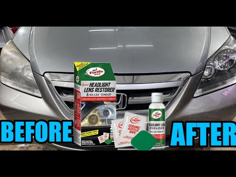 DIY Headlight Restoration Turtle Wax Kit Did It Work? We Find Out! North Texas Ceramic Coatings DFW