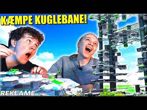 VI BYGGER *KÆMPE* KUGLEBANER PÅ TID!! (David VS. Natasja)