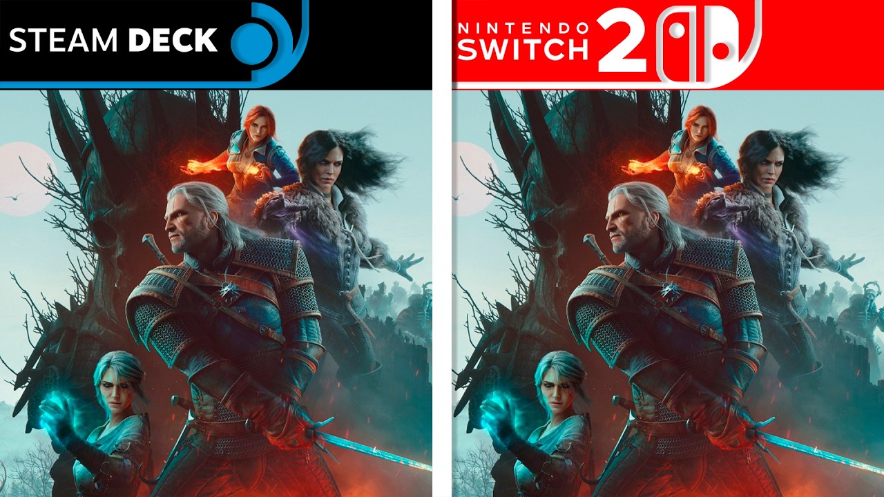 The Witcher III Remastered | Switch 2 vs Steam Deck | Final Graphics Comparison