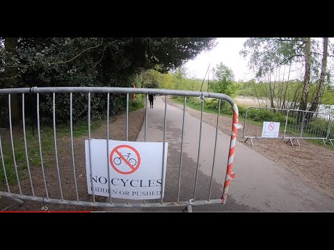 No cycles - ridden or pushed. Riding up west with Miles.