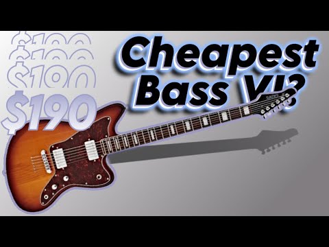 Bass VI Baritone Guitar UNDER $200?!  Subzero Rogue VI REVIEW