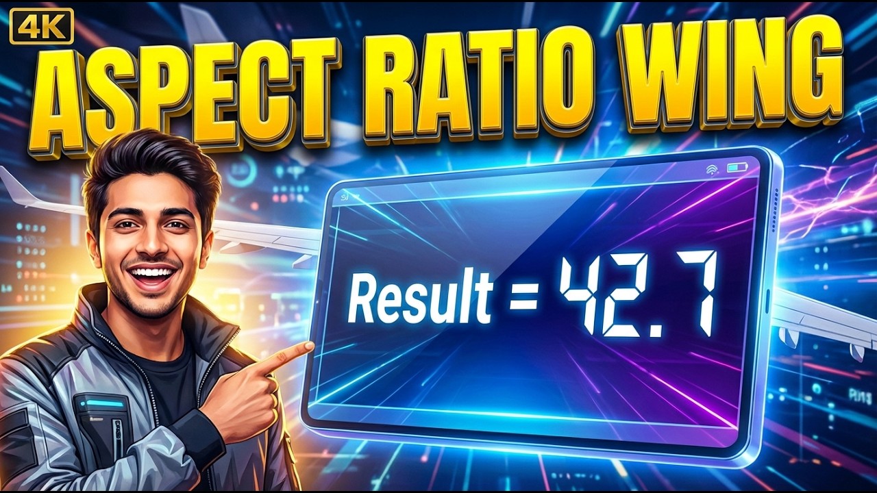 Aspect Ratio Wing Interactive Calculator