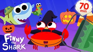 Hello My Friends + More | Kids Halloween Songs Plus Classroom Fun | Finny The Shark