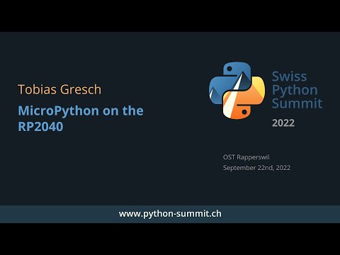 Tobias Gresch – MicroPython on the RP2040 – SPS22