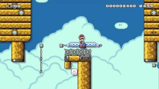 Super Mario Maker - Pit of Panga: Ultra Star beaten