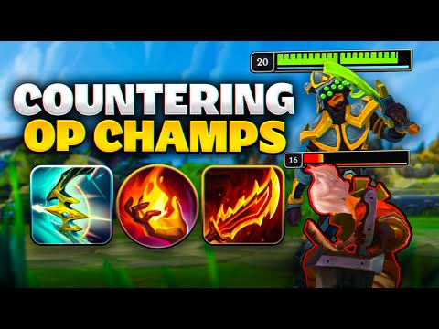 MASTER YI TOP IS THE COUNTER TO OP CHAMPS