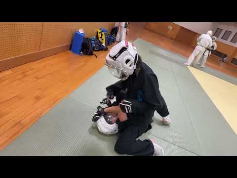 総合格闘技と柔術スパーリング