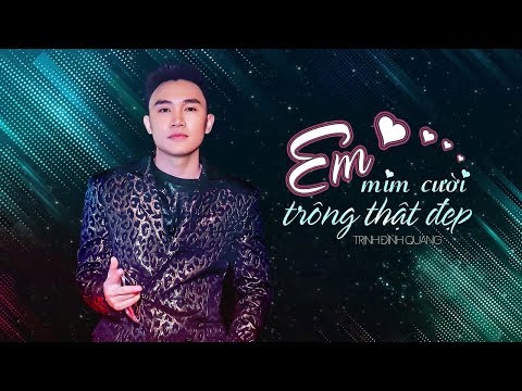 Em Mỉm Cười Trông Thật Đẹp Karaoke | Trịnh Đình Quang | Tone Eb | (Nhạc Hoa Lời Việt)