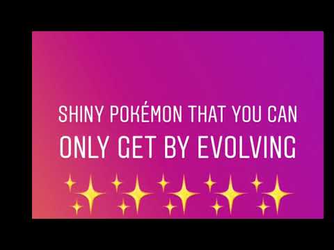 LIST OF SHINY POKÉMON IN THE WILD AND EVOLUTIONS IN POKÉMON GO#shinypokemon #pokemongotips
