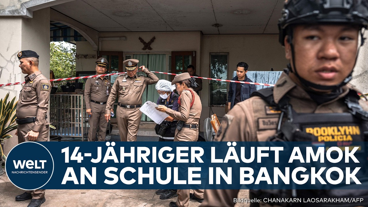 TRAGÖDIE IN THAILAND: Sieben Totel! Jugendlicher richtet Blutbad an Schule an