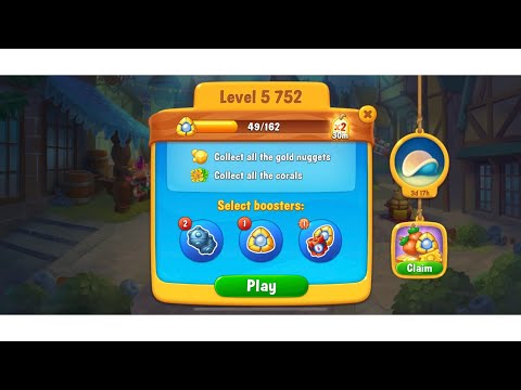 Fishdom mobile game, level 5752