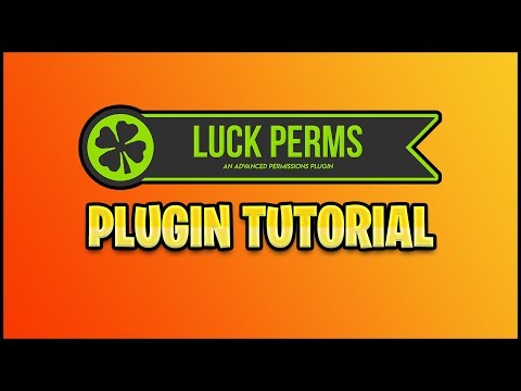 LuckPerms Plugin Tutorial |  Permissions Plugin Minecraft Server (set ranks)